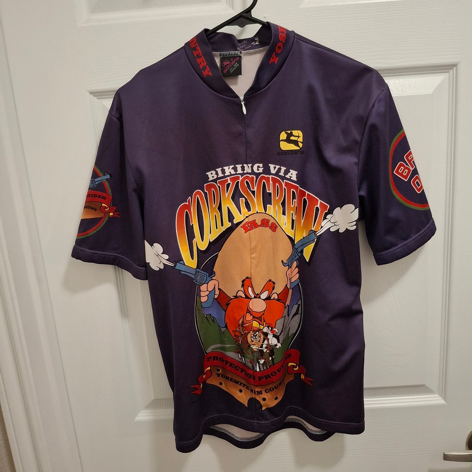 Giordana Warner Bros Looney Tunes Yosemite Sam Cycling Jersey Aop Corkscrew